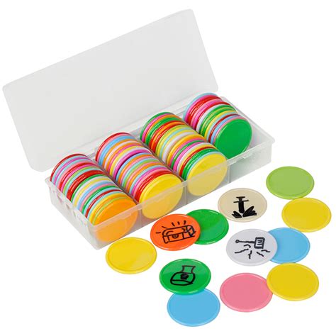 dry erase tokens|DND Wet & Dry Erase Tokens Set of 100 Colorful .